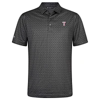 Polo System Insignia 2.0 anthracite pour homme de Levelwear Texas Rangers