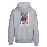 Sweat à capuche gris Texas Rangers Contact Pro Card pour homme Levelwear