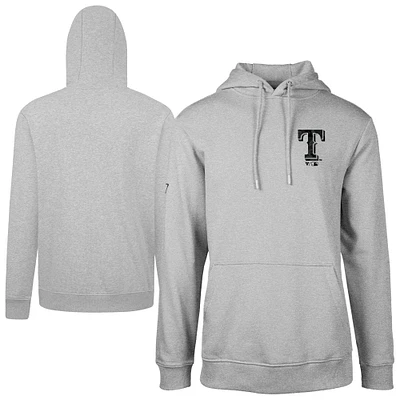 Sweat à capuche motif camouflage numérique Texas Rangers Podium pour homme de Levelwear, gris