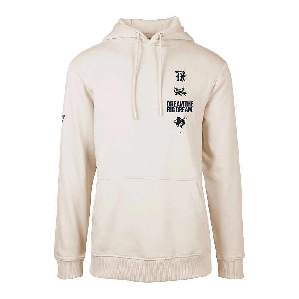 Sweat à capuche kaki Texas Rangers City Connect Podium Baseline pour homme Levelwear