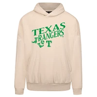 Men's Levelwear  Khaki Texas Rangers St. Patrick's Day Pullover Hoodie