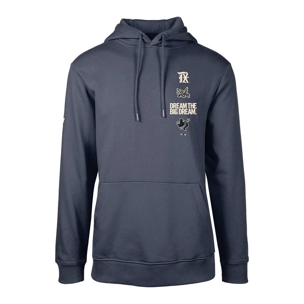 Sweat à capuche bleu marine Texas Rangers City Connect Podium Baseline pour homme Levelwear
