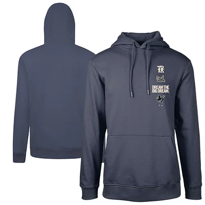 Sweat à capuche bleu marine Texas Rangers City Connect Podium Baseline pour homme Levelwear