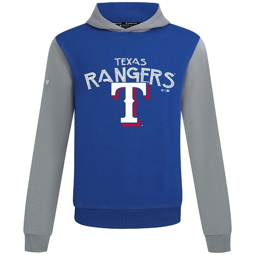 Sweat à capuche Levelwear Royal Texas Rangers Accolade Ultimate Mission pour homme