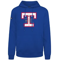 Sweat à capuche manches longues Levelwear Royal Texas Rangers Cooperstown Collection pour homme