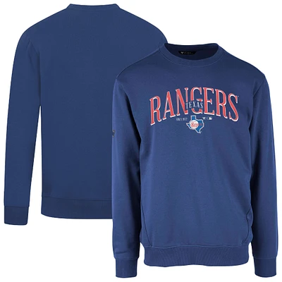 Men's Levelwear Royal Texas Rangers Cooperstown Collection Zane Vintage Pullover Sweatshirt