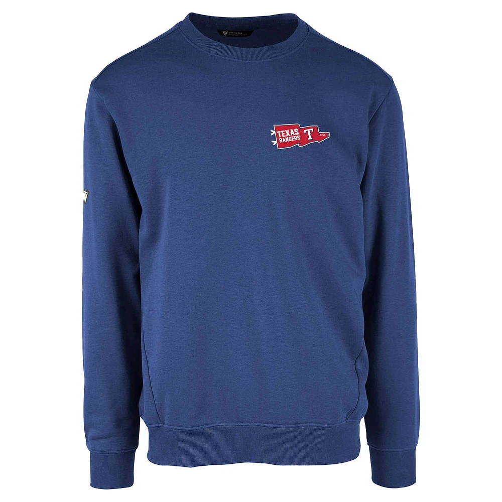 Men's Levelwear  Royal Texas Rangers Zane Rafters Pullover Sweatshirt