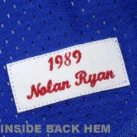 Men's Mitchell & Ness Nolan Ryan Royal Texas Rangers 1989 Authentic Cooperstown Collection Mesh Batting Practice Jersey