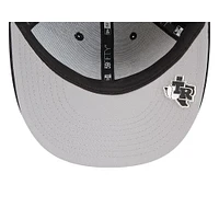 Men's New Era Black Texas Rangers 2025 MLB Clubhouse Low Profile 59FIFTY Fitted Hat