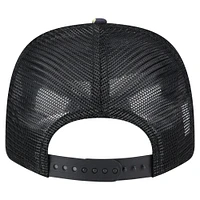 Casquette extensible à bouton-pression 9SEVENTY noire New Era Texas Rangers Adventure Drinks pour homme