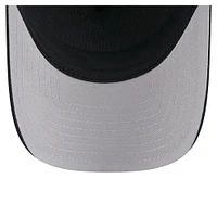 Casquette camionneur ajustable noire Texas Rangers City Initial 9FORTY pour homme de New Era