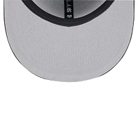 Men's New Era Black Texas Rangers Logo 59FIFTY Fitted Hat