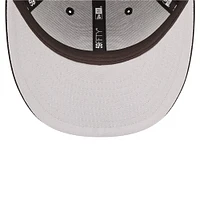 Casquette ajustée 59FIFTY à profil bas des Texas Rangers New Era pour hommes, noire