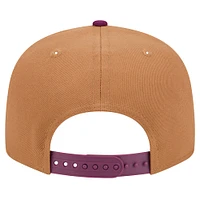 Casquette Snapback bicolore 9FIFTY Texas Rangers marron New Era pour homme