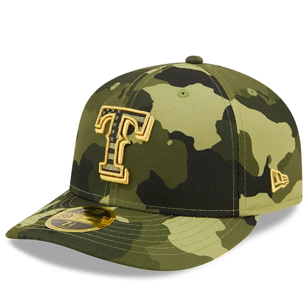 New Era Men's Camo Texas Rangers 2022 Armed Forces Day On-Field