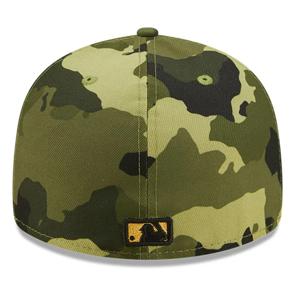 Texas Rangers New Era Memorial Day 59FIFTY Fitted Hat - Camo