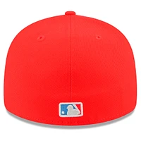 Casquette ajustée 59FIFTY à profil bas de la MLB des Texas Rangers 2024 New Era pour hommes