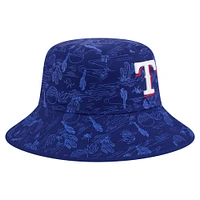 Men's New Era  Dark Blue Texas Rangers 2025 Spring Training All Over Print Bucket Hat