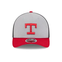 Men's New Era /Red Texas Rangers 2025 Batting Practice 9FORTY M-Crown Adjustable Hat