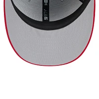 Men's New Era  Gray/Red Texas Rangers 2025 Batting Practice Low Profile 59FIFTY Fitted Hat