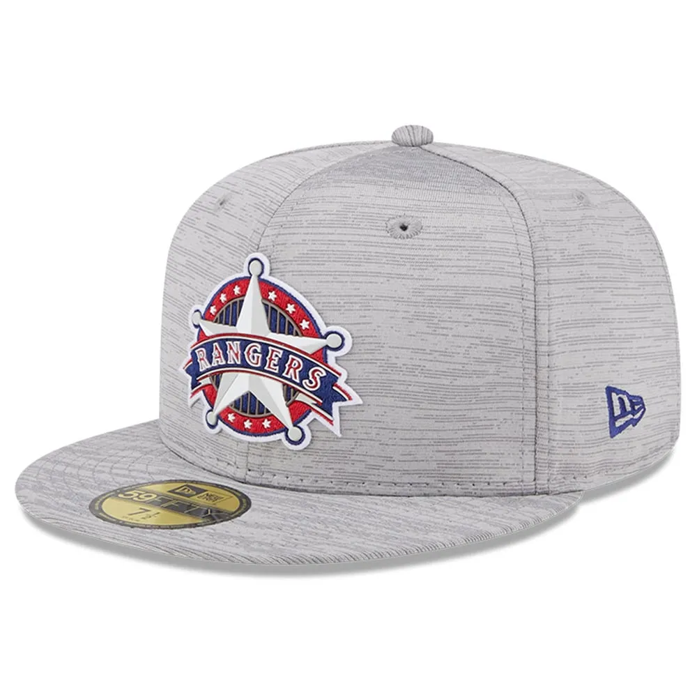 NEW ERA 59FIFTY MLB AUTHENTIC TEXAS RANGERS TEAM FITTED CAP