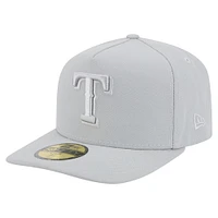 Men's New Era  Gray Texas Rangers Colorpack 59FIFTY Fitted Hat