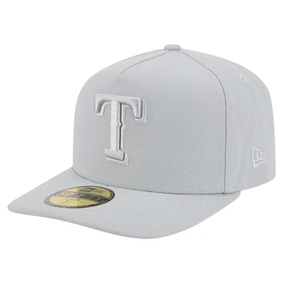 Men's New Era  Gray Texas Rangers Colorpack 59FIFTY Fitted Hat