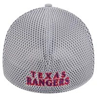Casquette Flex-Fit Linear 39THIRTY Texas Rangers de New Era pour homme, gris