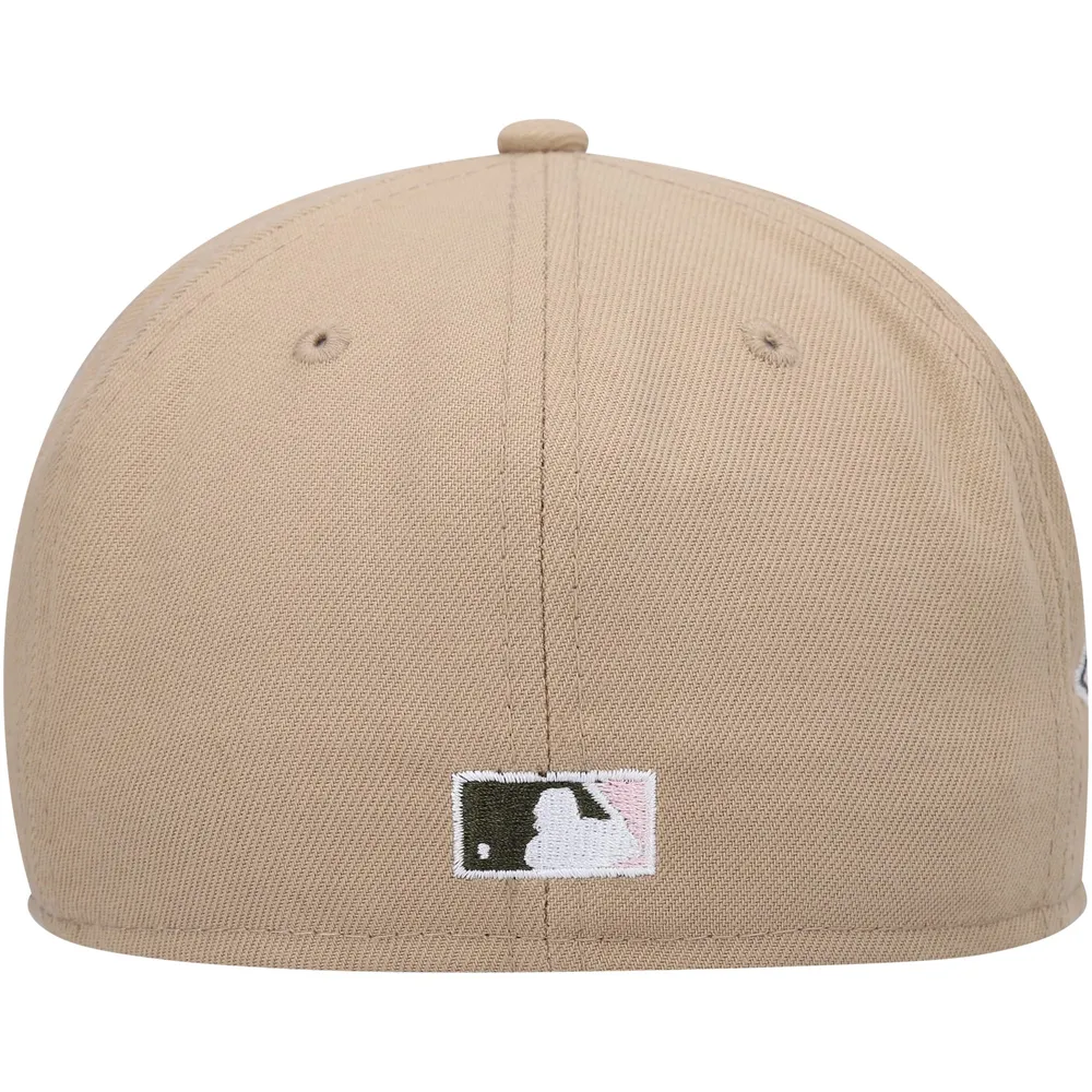 New Era Men's New Era Khaki/Olive New York Yankees Pink Undervisor