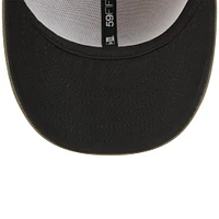 Men's New Era Light Beige/Olive Texas Rangers 2025 Armed Forces Day 59FIFTY Fitted Hat