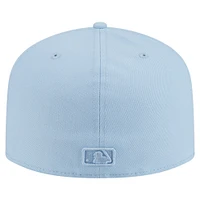 Casquette ajustée New Era 59FIFTY bleu clair Texas Rangers Color Pack pour homme