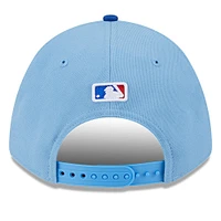 Men's New Era  Light Blue Texas Rangers Player Replica 9FORTY Adjustable Hat