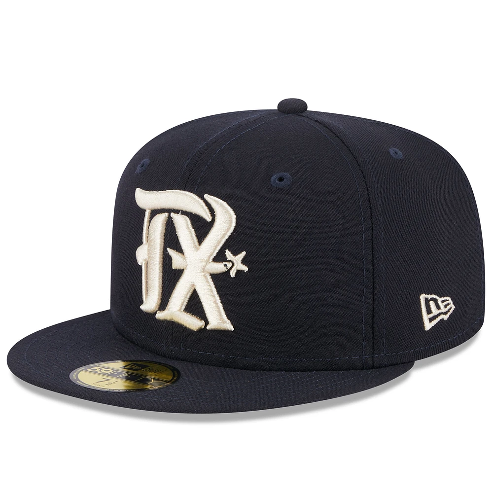 Men's New Era  Navy Texas Rangers 2023 City Connect 59FIFTY Fitted Hat