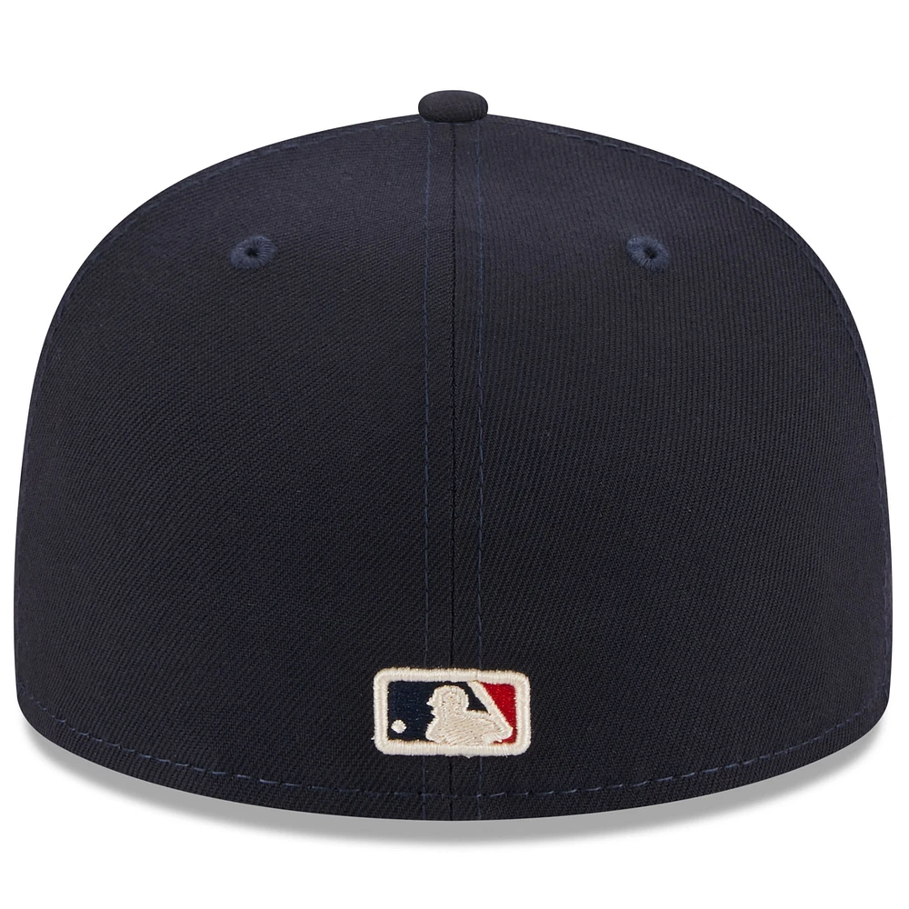 Men's New Era  Navy Texas Rangers 2023 City Connect 59FIFTY Fitted Hat