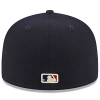 Men's New Era  Navy Texas Rangers 2023 City Connect 59FIFTY Fitted Hat