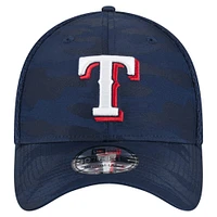 Men's New Era Navy Texas Rangers Subtle Camo 39THIRTY Flex Hat