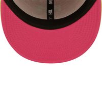 Men's Texas Rangers New Era Pink 40th Anniversary Beetroot Cyber 59FIFTY  Fitted Hat