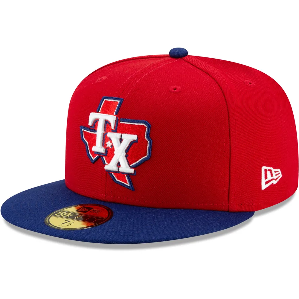 Men's Texas Rangers New Era Royal 50th Anniversary Authentic Collection  On-Field 59FIFTY Fitted Hat