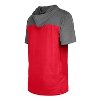 Men's New Era Red Texas Rangers Active Brushed Hoodie T-Shirt