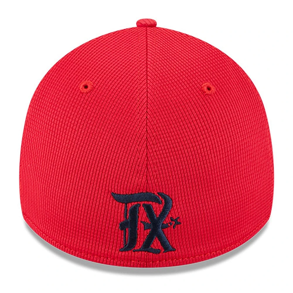 Men's New Era Red Texas Rangers City Connect Batting Practice 39THIRTY Flex Hat