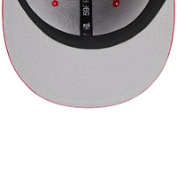 Men's New Era Red Texas Rangers City Connect Batting Practice 59FIFTY Fitted Hat