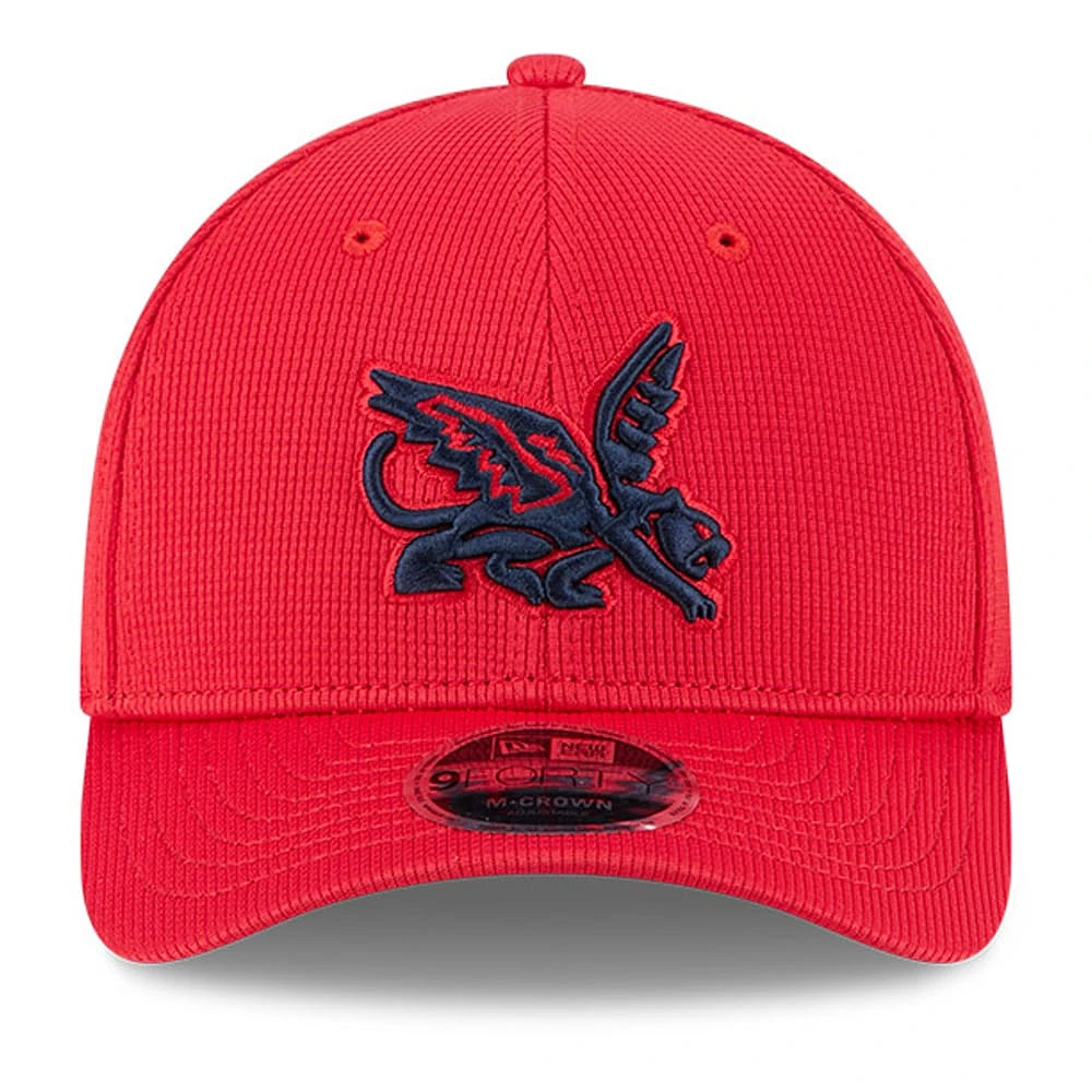 Casquette ajustable 9FORTY M-Crown City Connect pour homme, Texas Rangers, New Era, rouge