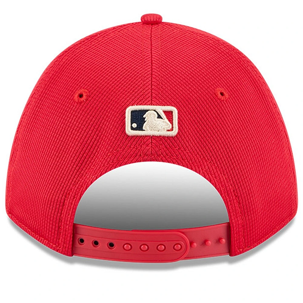 Casquette ajustable 9FORTY M-Crown City Connect pour homme, Texas Rangers, New Era, rouge