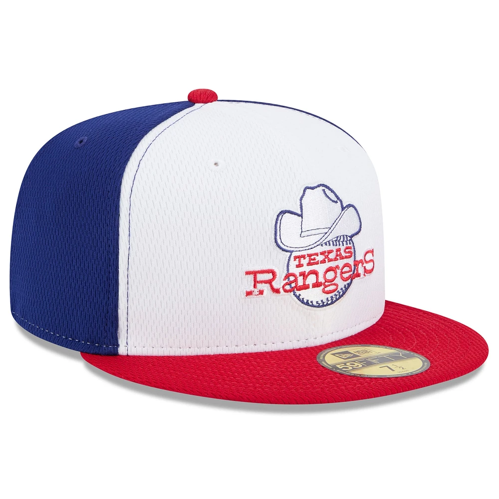 Men's New Era Royal/ Texas Rangers 2025 MLB Clubhouse 59FIFTY Fitted Hat