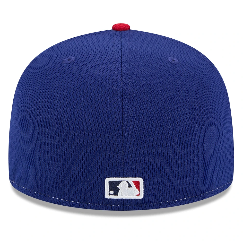 Men's New Era Royal/ Texas Rangers 2025 MLB Clubhouse 59FIFTY Fitted Hat