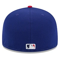 Men's New Era Royal/ Texas Rangers 2025 MLB Clubhouse 59FIFTY Fitted Hat