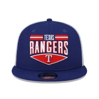 Men's Texas Rangers New Era Royal/White Base Trucker 9FIFTY