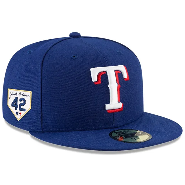 Texas Rangers New Era Pi Black Metallic Side Patch 59FIFTY Fitted Hat, 7 7/8 / Black