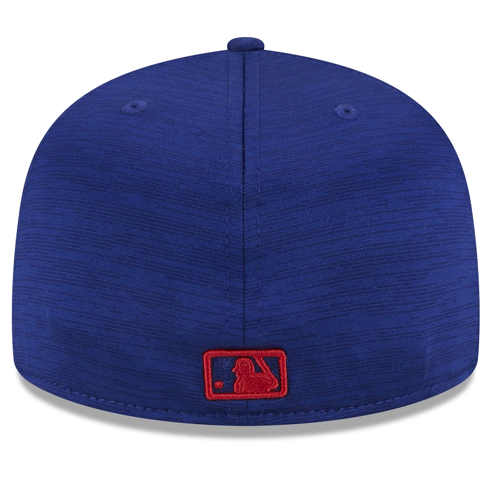 Men's New Era Royal Texas Rangers 2024 Clubhouse 59FIFTY Fitted Hat