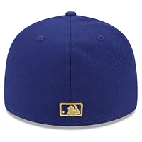 Men's New Era  Royal Texas Rangers 2024 Gold Collection Low Profile 59FIFTY Fitted Hat